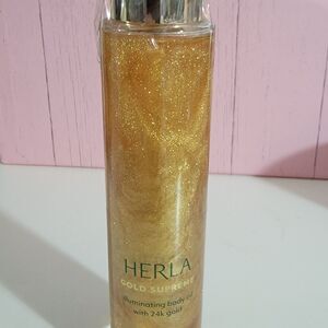 HERLA Gold Supreme Illuminating Body Oil with 24k Gold - NEW without box